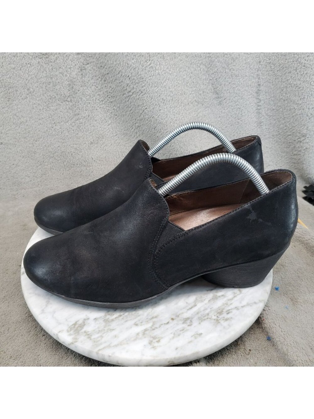 Dansko Shoes Womens Size EU 42 US 11 Robin Black Slip On Heel Clogs *Read*
